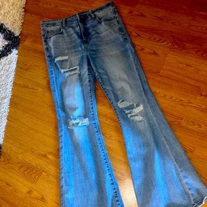 American Eagle Super Hi-rise Flare Jean